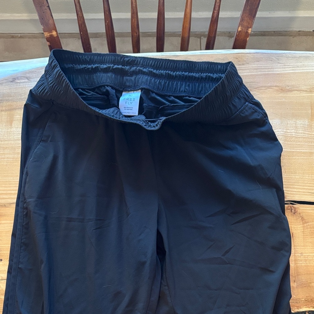 Women’s free fly breeze jogger Black Elastic Waist Pants